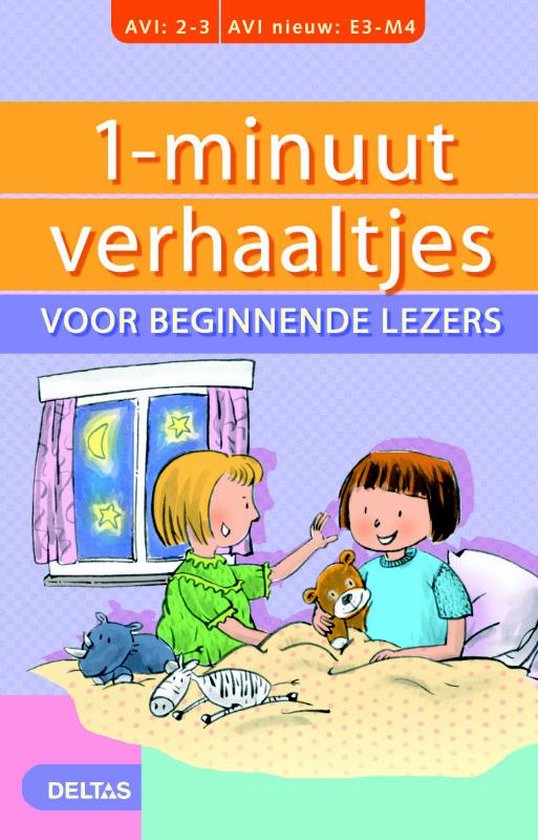Cover van het boek '1-minuutverhaaltjes voor beginnende lezers' van Hetty van Vught