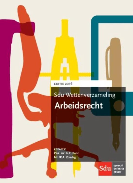 Sdu wettenverzameling  -  Sdu wettenverzameling arbeidsrecht ... - cover