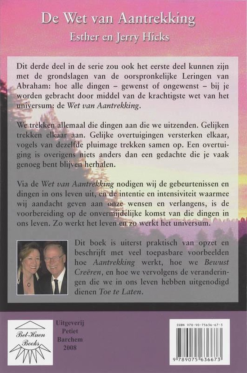 De wet van Aantrekking - back cover