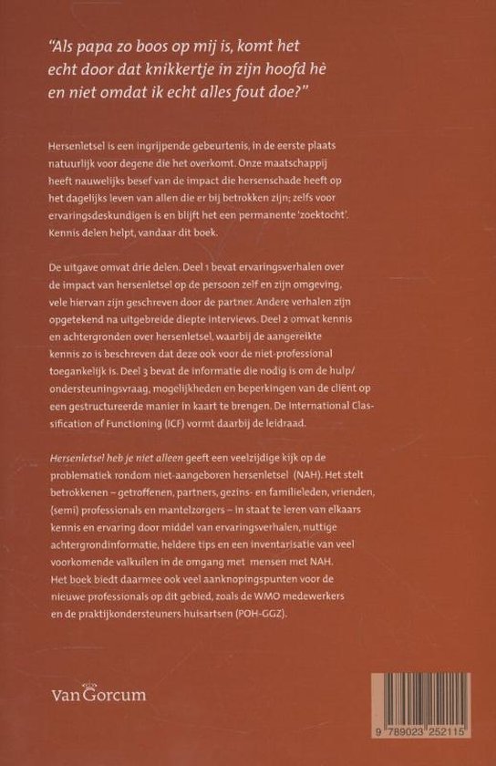 Hersenletsel heb je niet alleen