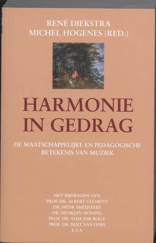 Cover van het boek 'Harmonie in gedrag + CD' van Rene Diekstra
