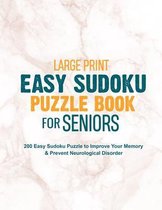 Large Print Easy Sudoku Puzzle Book for Seniors