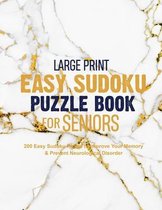 Large Print Easy Sudoku Puzzle Book for Seniors