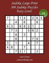 Sudoku Large Print for Adults - Easy Level - N Degrees34