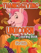 Thanksgiving Unicorn Coloring Book for Kids