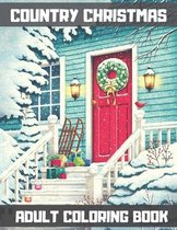 Country Christmas Adult Coloring Book
