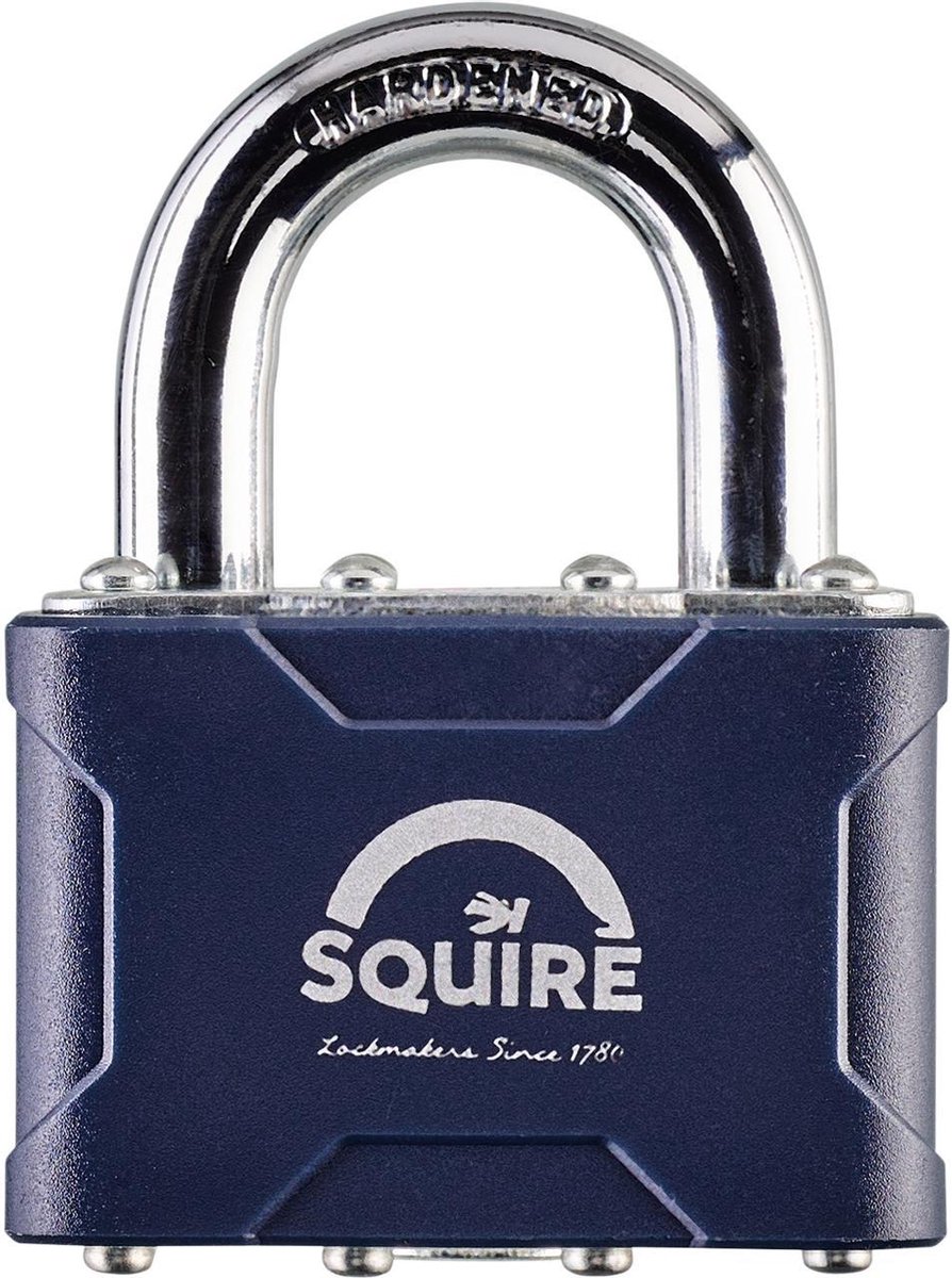 Hangslot Squire Stronglock 39 - Gelamineerd slot met sleutel - Robuust en compact hangslot - 51 mm