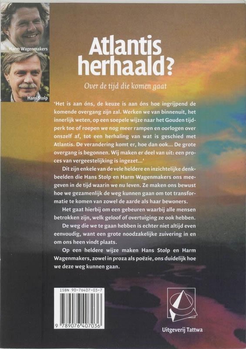 Pyramide reeks  -   Atlantis herhaald? - back cover
