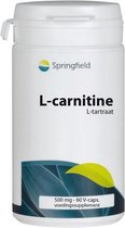 Springfield L-Carnitine - Voedingssupplementen - 60 st