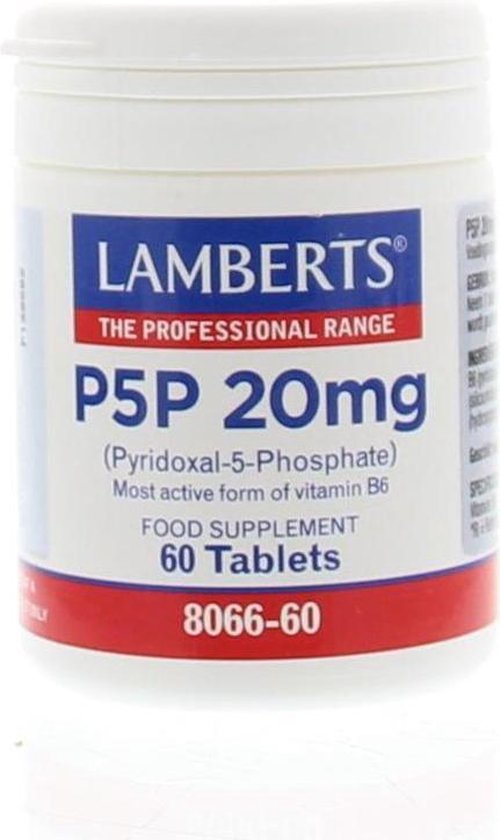 Vitamine B6 (P5P) mg 60 tabletten | bol.com