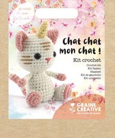 Haakpakket Eenhoorn-Kat | Doe-het-zelf Haakset | Chat Chat Mon Chat, 15 cm