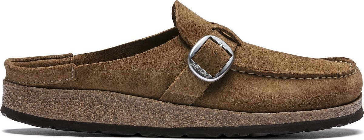 Birkenstock Buckley Tea Suède Dames Muil Narrow-fit maat 36 - Schoenen.nl