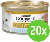 Gourmet Gold Mousse - Tonijn en Oceaan Vis - Kattenvoer - 20 x 85 g