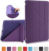 iPad 2018 9.7 inch Book Cover Origami Paars