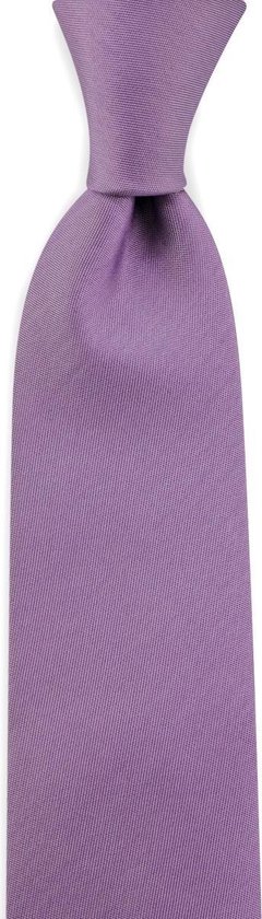 We Love Ties Cravate lilas étroite, tissée en polyester Microfill