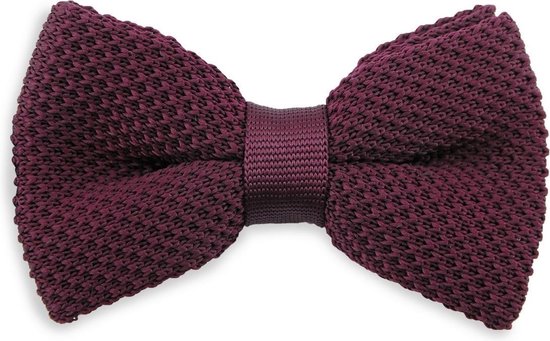 Noeud aubergine tricoté Sir Redman