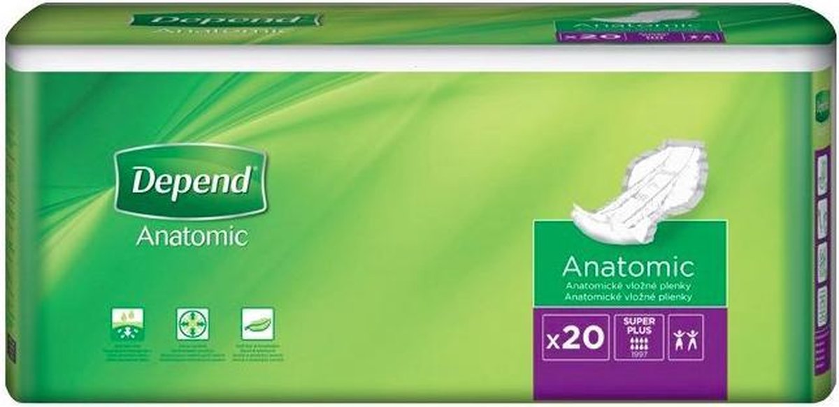 Goedkoopste Depend anatomic super plus @ 20 st