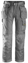 Snickers workwear Duratwill broek met holsterpockets grijs maat 146