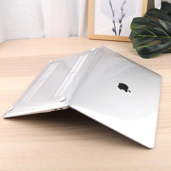 Hardcover Case Cover Geschikt Voor Apple Macbook Pro 16 Inch 2019/2020 (A2141) Hard Shell Hoes - Notebook Sleeve Skin Protector Hardshell - Hardcase Beschermhoes - Crystal Clear - Transparant - AA Commerce