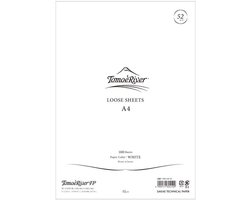 Tomoe River Paper Formaat A4 / 100 Vellen = 200 Pagina’s, 52g/m2 Blanco Wit Papier