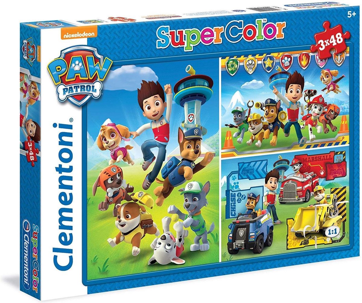 Clementoni - Paw Patrol Legpuzzel - Kinderpuzzel - 3 Puzzels van 48 stukjes - 5-6 jaar