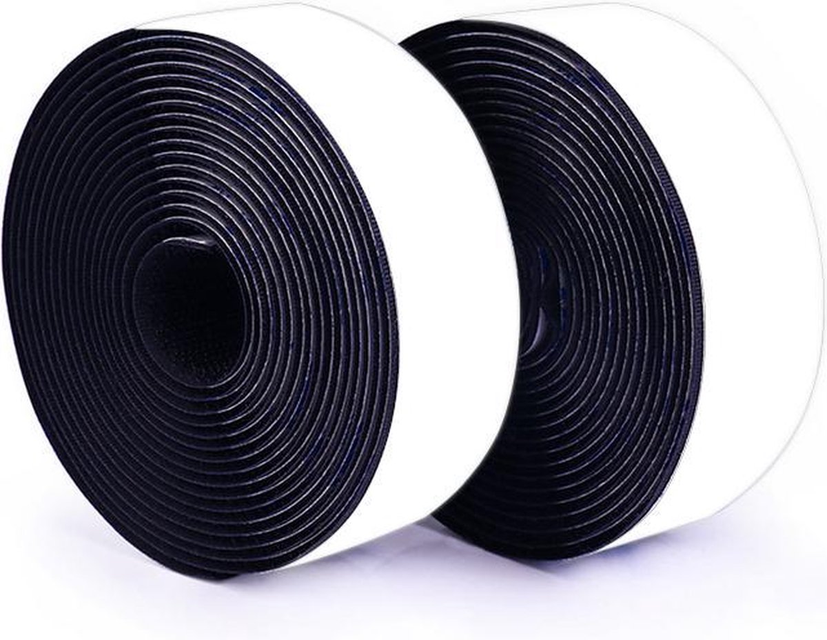 Qy zelfklevend klittenband tape 5 meter - breedte 2 cm