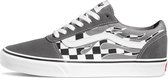 Vans Ward (Flame Check) Pewter/White - Maat 41