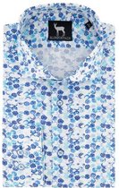 GENTS | Blumfontain Overhemd Heren Volwassenen stempelprint Maat S 37/38