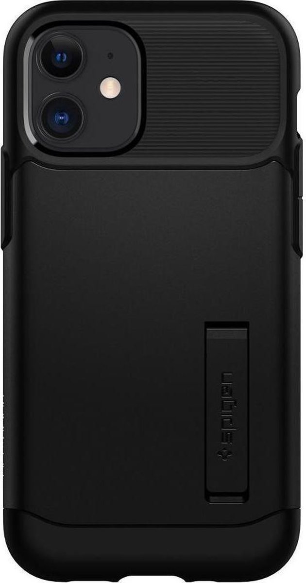 Spigen Slim Armor Apple iPhone 12 Mini Hoesje Zwart
