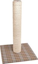 Krabpaal Lory Oxford Beige - Beige - 37.5 x 37.5 x 59 cm