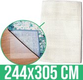 Anti slip mat voor vloerkleed - 244cm x 305cm - anti slipmat - antislip mat - anti-slipmat voor onder het kleed of ondertapijt - antislipmat - Groots