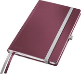 Leitz Style Notitieboek met Harde Kaft - 80 A5 Vel - Gelijnd - FSC Gecertificeerd - Granaatappel Rood