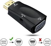 TR Deals® HDMI-in naar VGA-out adapter met audio uitvoer Jack 3.5mm HDMI 1.3
