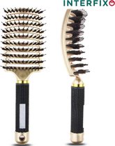 Ontwarrende Nylon borstel | Anti Klit Haar Borstel | Antiklit | Haar | Borstel | Brush | Haarborstel | Haardroger | Krulborstel | Massage | Kam| Goud