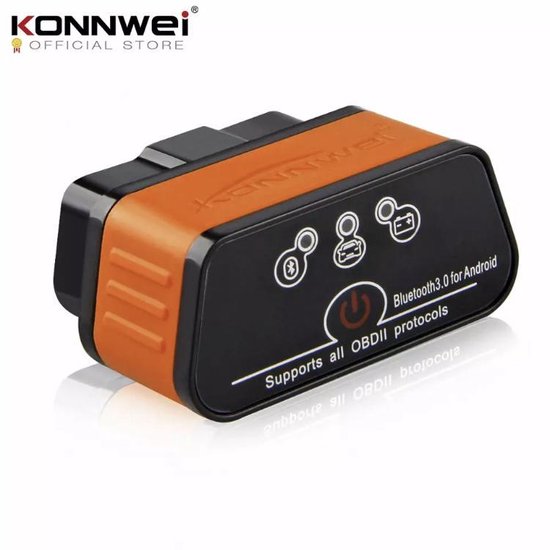 Konnwei obd2 auto scanner voor android/ios (kw903) diagnose apparaat bluetooth 3. 0.