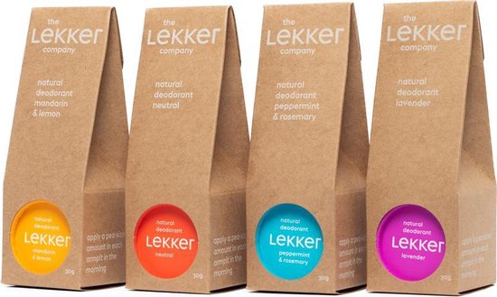 The lekker company deodorant -  Lavendel - 30 ML