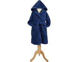 ARTG Boyzz&Girlzz® Kinder Badjas Capuchon Donkerblauw - Maat 164/176