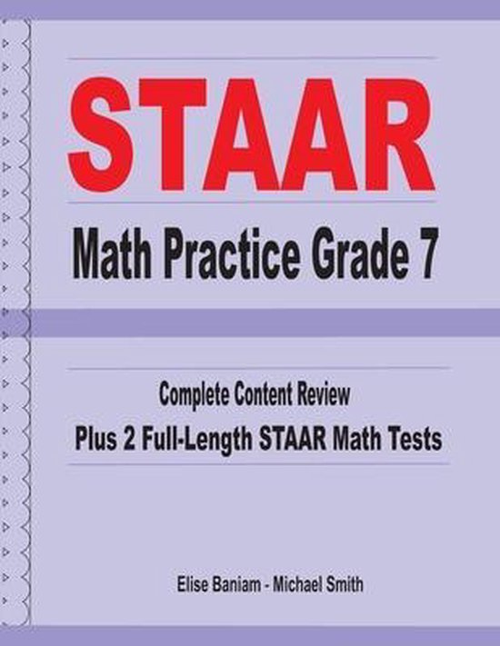 STAAR Math Practice Grade 7 - cover
