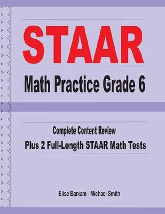 STAAR Math Practice Grade 6 - cover