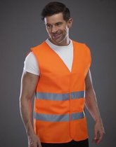 Veiligheidshesjes - Oranje - 2 stuks voor volwassenen - Kledingmaat: One size