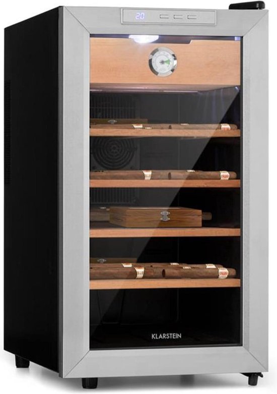 El Presidente 23 humidor 50W touch cederhout 23L LED zwart