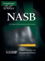 NASB Clarion Reference Bible, Black Calf Split Leather, NS484