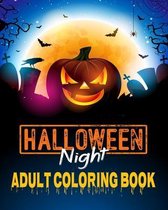 Halloween Night Adult Coloring Book