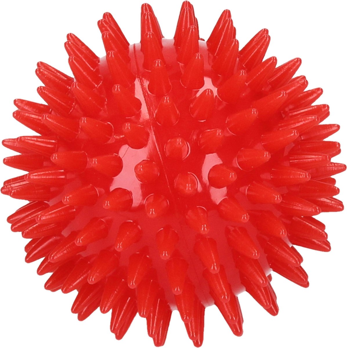 Goedkoopste Massagebal Professionele Triggerpointbal 8cm Hoge Dichtheid Massagestekels – Lacrossebal – Rood