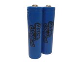 Quickstuff 18650 batterijen - 2 stuks -  oplaadbaar