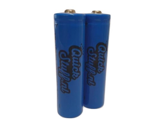 Quickstuff 18650 batterijen - 2 stuks -  oplaadbaar