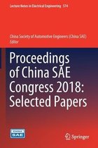 Proceedings of China SAE Congress 2018 Selected Papers
