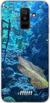 Samsung Galaxy A6 Plus (2018) Hoesje Transparant TPU Case - Coral Reef #ffffff