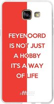 Samsung Galaxy A5 (2016) Hoesje Transparant TPU Case - Feyenoord - Way of life
