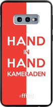 6F hoesje - geschikt voor Samsung Galaxy S10e -  TPU Case - Feyenoord - Hand in hand, kameraden #ffffff